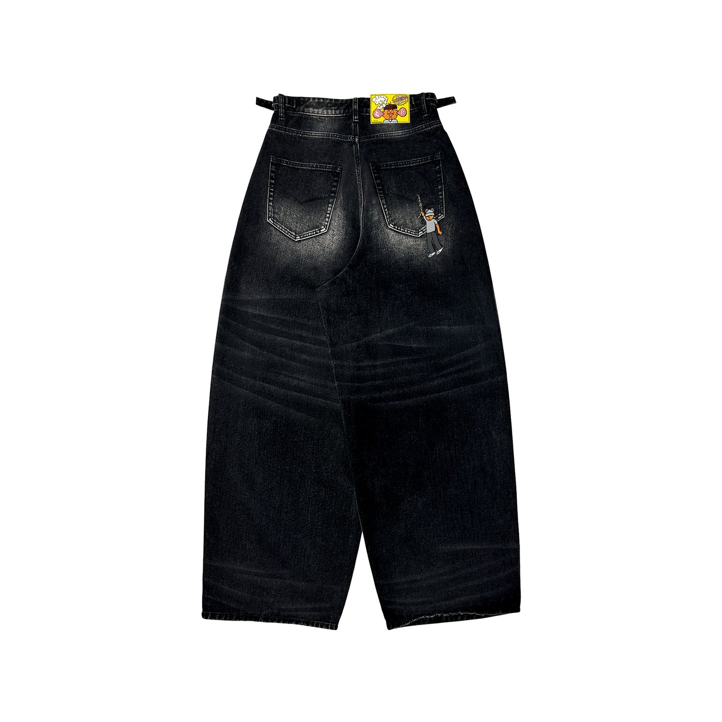 Bubble Gum Baggy Jeans