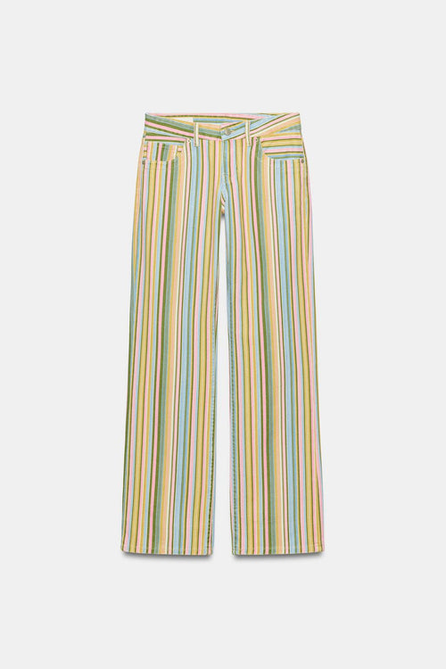 Rainbow Striped Jeans