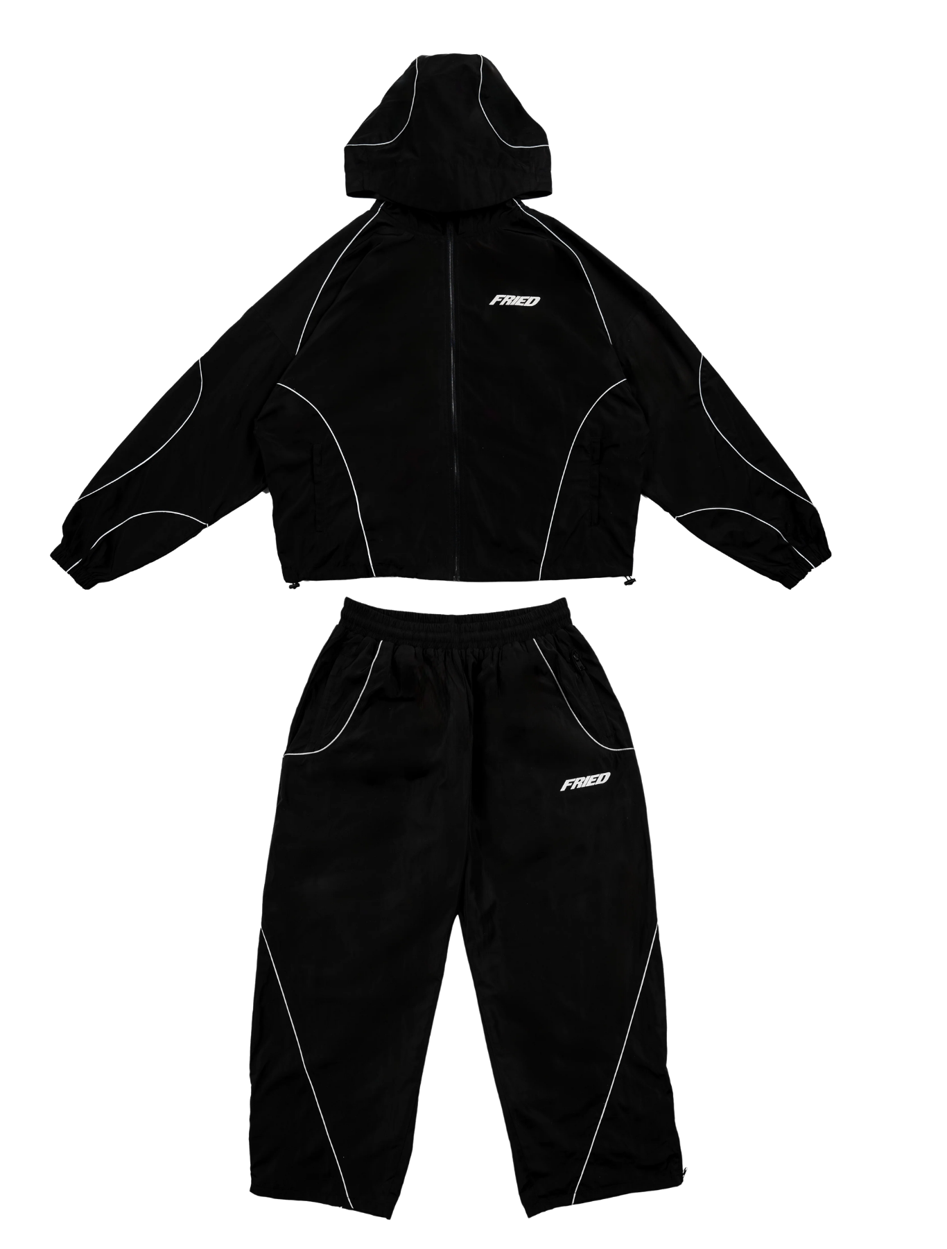 Black Waterproof Tracksuit