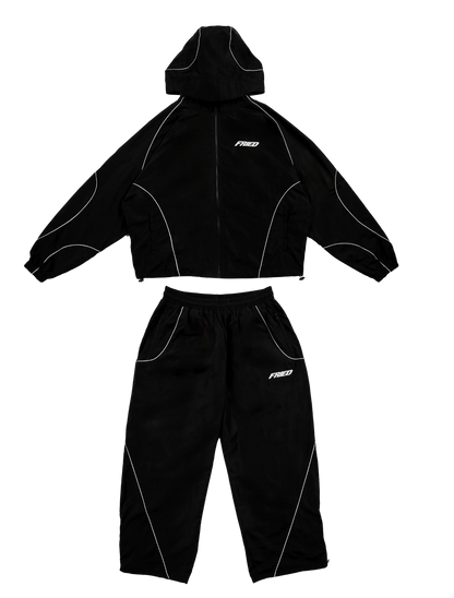 Black Waterproof Tracksuit