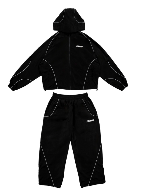 Black Waterproof Tracksuit