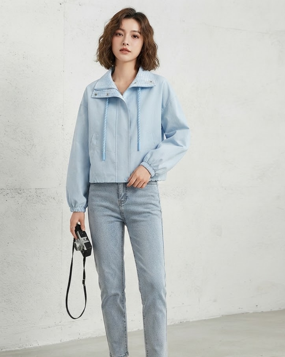 Funnel Neck Jacket
