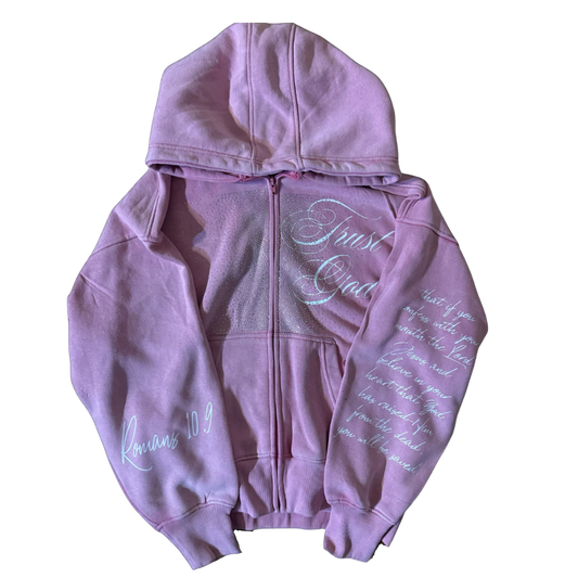 Trust God Zip Up