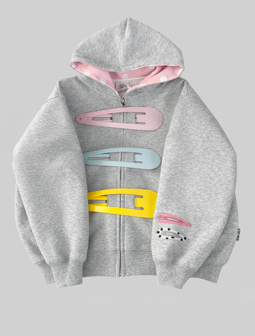 Hair Clip Hoodie