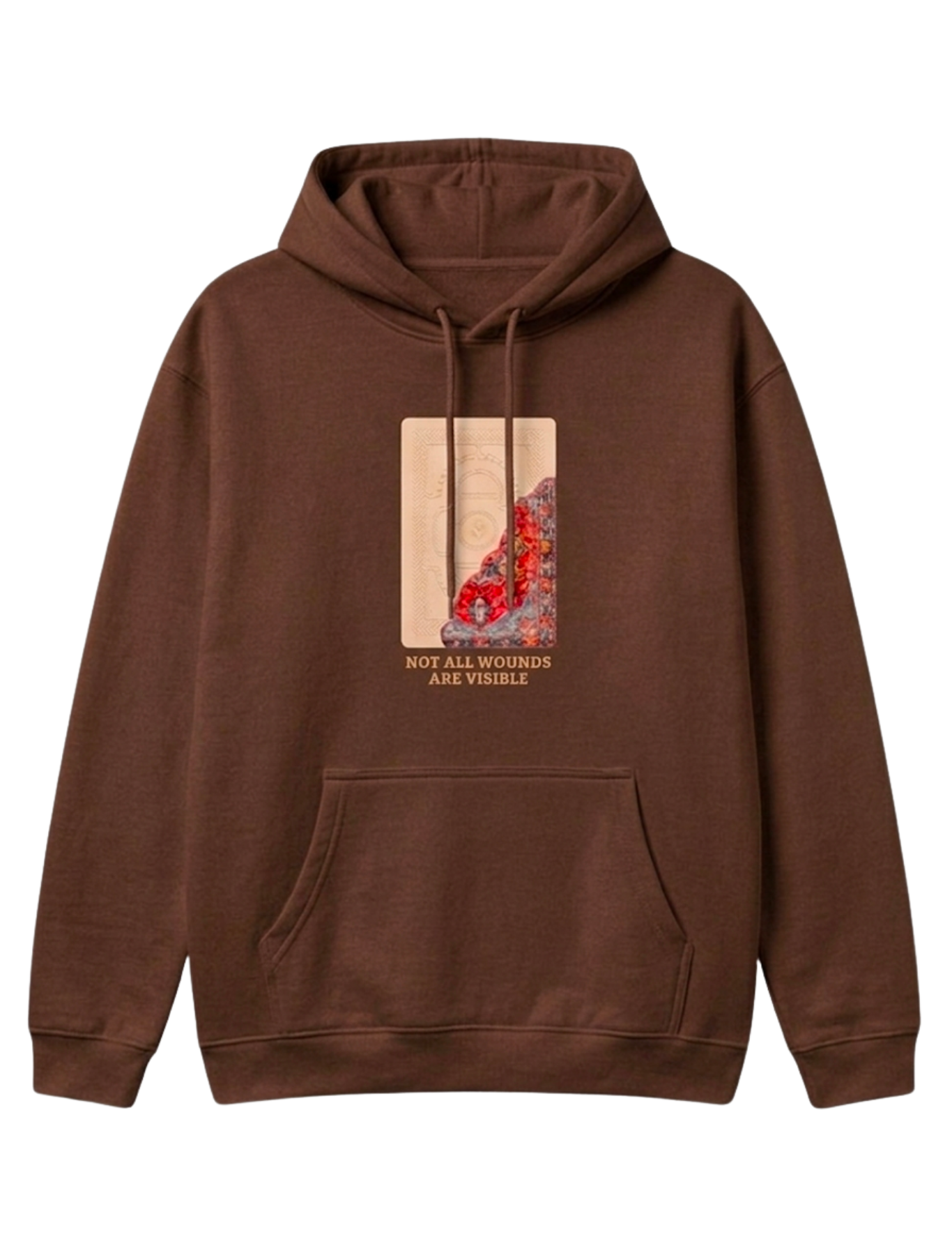"NOT ALL WOUNDS ARE VISIBLE" Hoodie