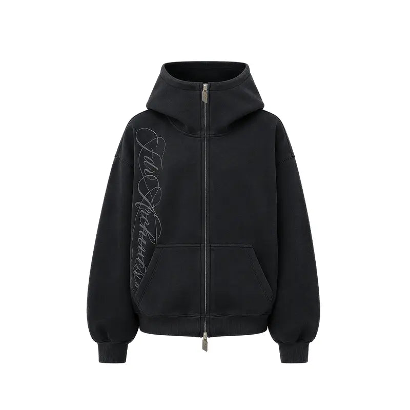 Oversized Script Hoodie