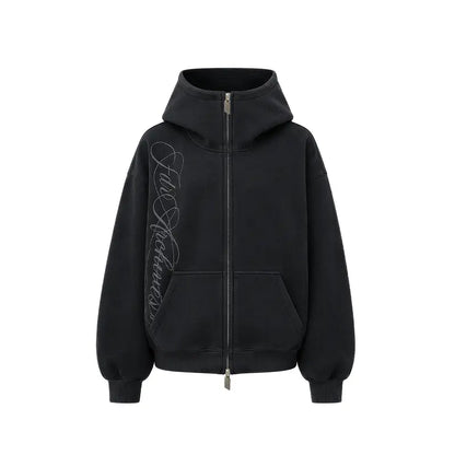 Oversized Script Hoodie
