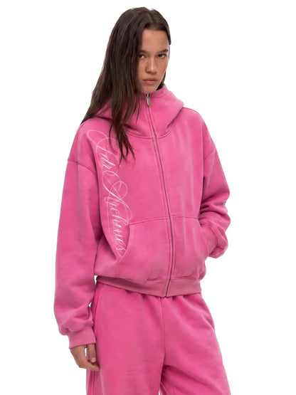 Oversized Script Hoodie