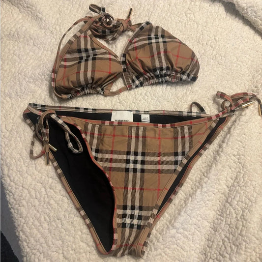 BB Plaid Swimsuit