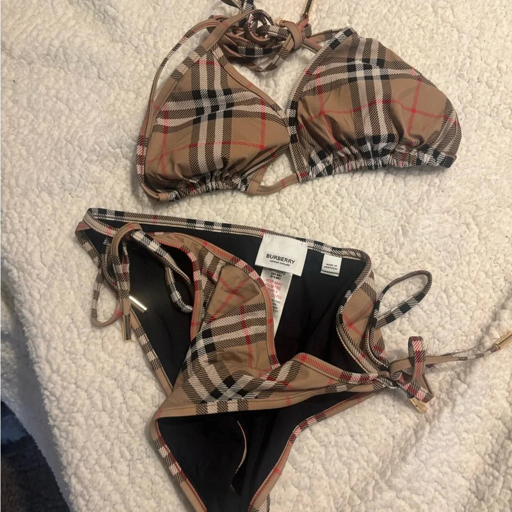 BB Plaid Swimsuit