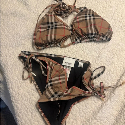 BB Plaid Swimsuit
