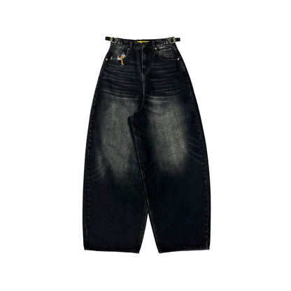 Bubble Gum Baggy Jeans