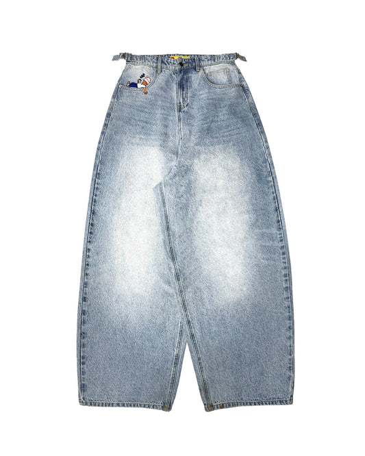 Bubble Gum Baggy Jeans