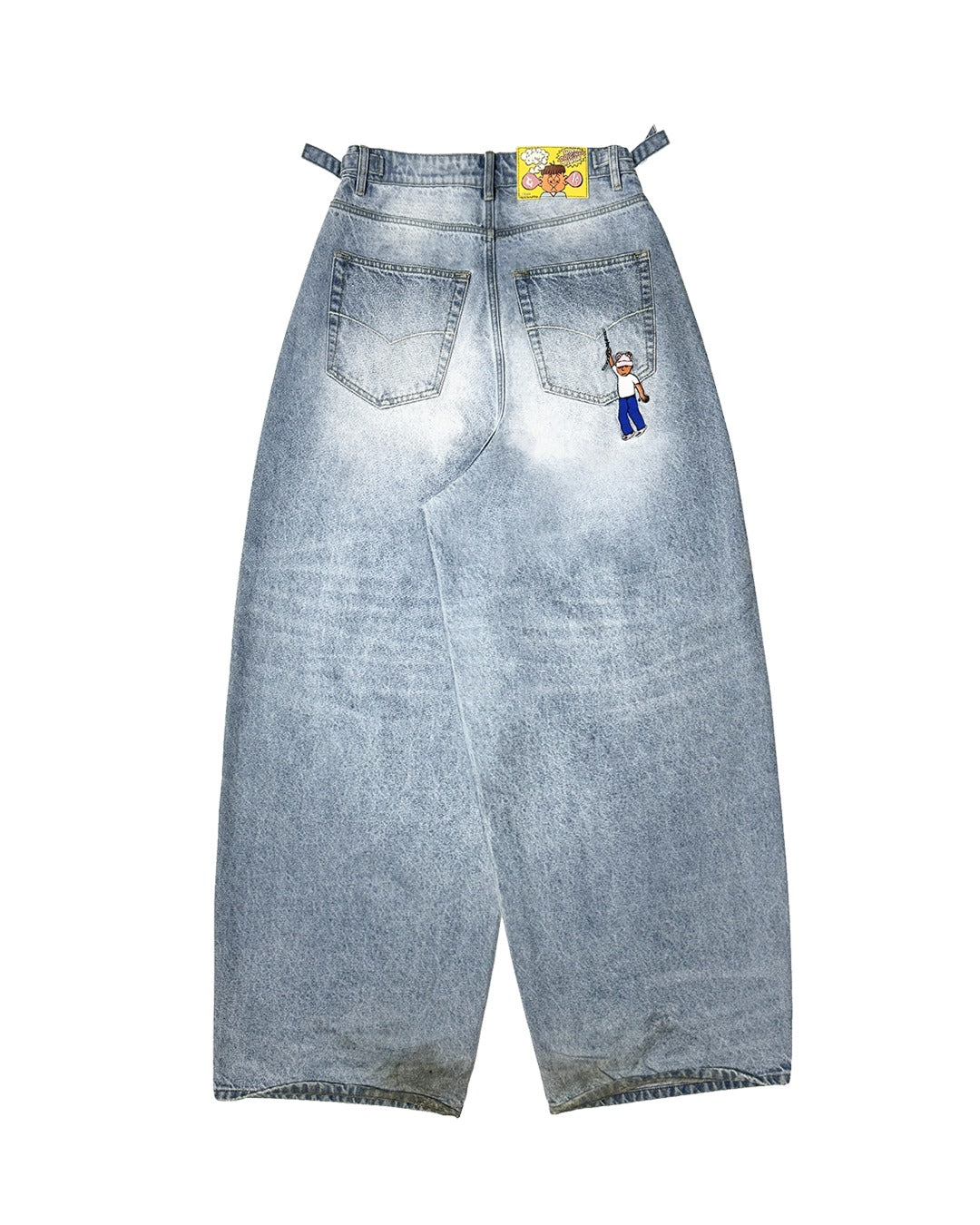 Bubble Gum Baggy Jeans